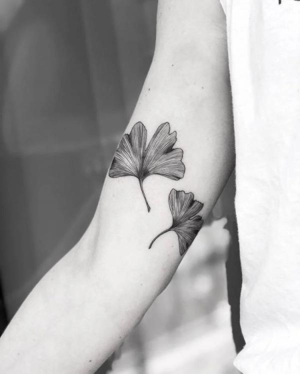Ginkgo Leaf Tattoo: A Symbol of Resilience and Beauty