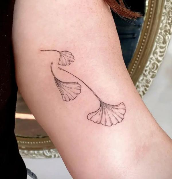 Ginkgo Leaf Tattoo: A Symbol of Resilience and Beauty