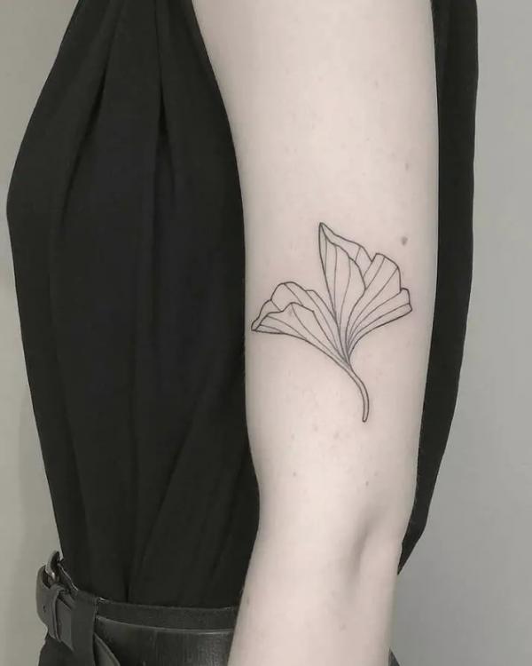 Ginkgo Leaf Tattoo: A Symbol of Resilience and Beauty