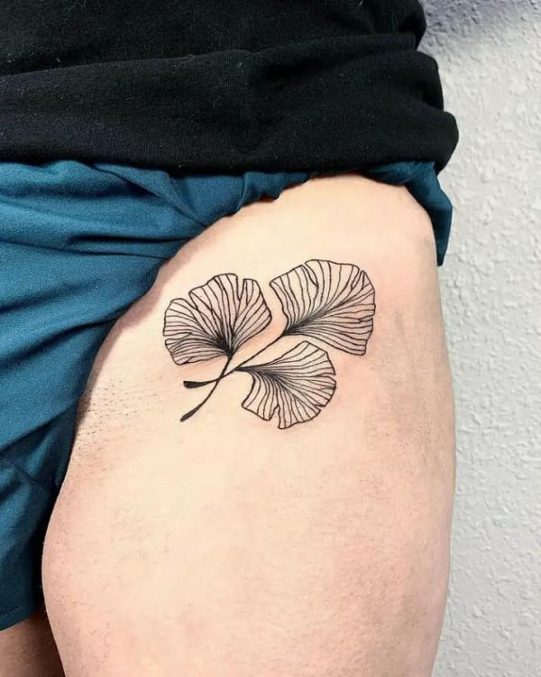 Ginkgo Leaf Tattoo: A Symbol of Resilience and Beauty