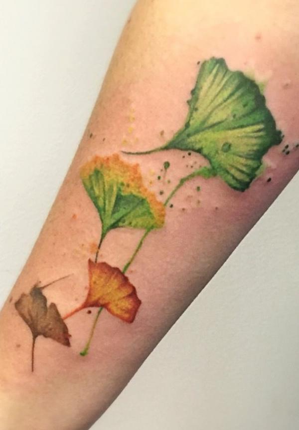 Ginkgo Leaf Tattoo: A Symbol of Resilience and Beauty