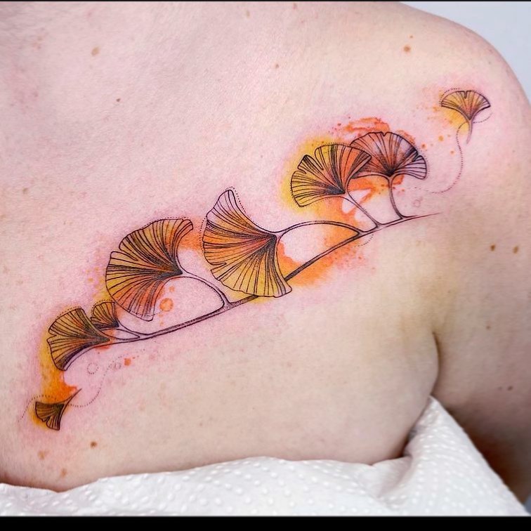 Ginkgo Leaf Tattoo: A Symbol of Resilience and Beauty