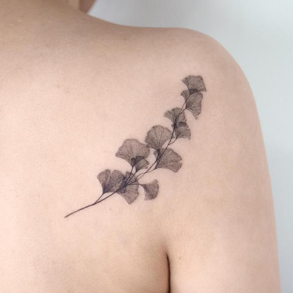 Ginkgo Leaf Tattoo: A Symbol of Resilience and Beauty