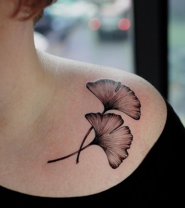 Ginkgo Leaf Tattoo: A Symbol of Resilience and Beauty