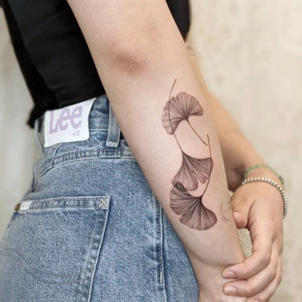 Ginkgo Leaf Tattoo: A Symbol of Resilience and Beauty