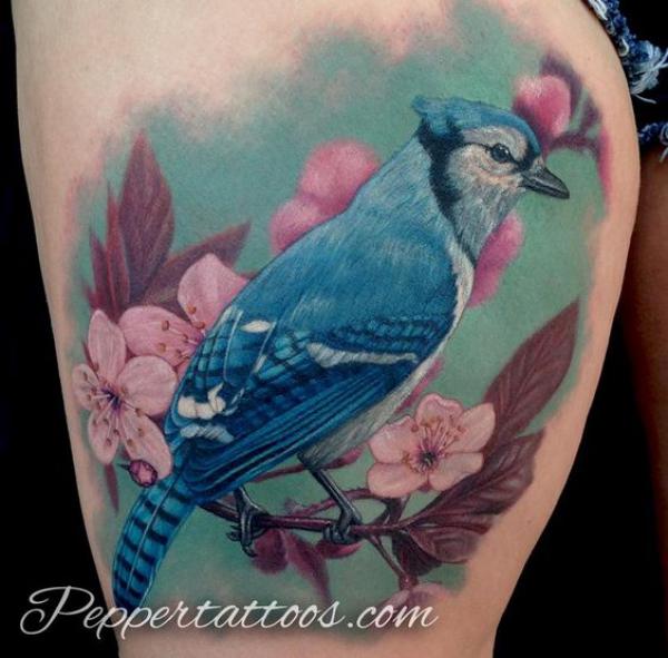 60 Blue Jay Tattoo Designs: A Flight Into Inked Elegance