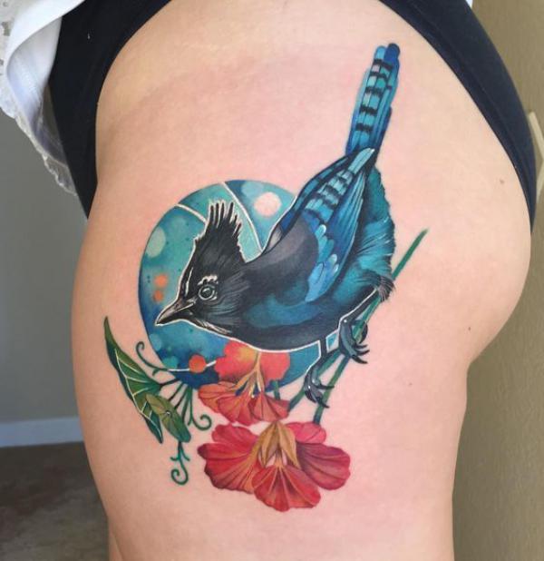 60 Blue Jay Tattoo Designs: A Flight Into Inked Elegance