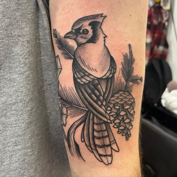 60 Blue Jay Tattoo Designs: A Flight Into Inked Elegance