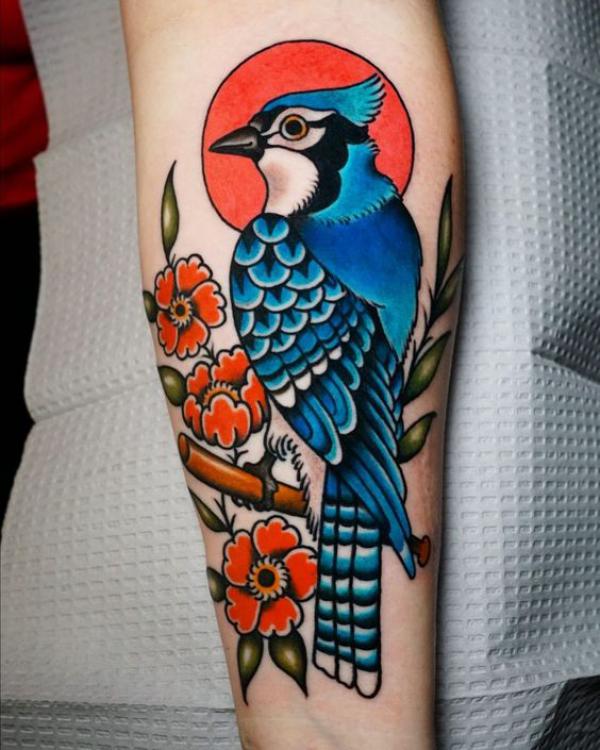 60 Blue Jay Tattoo Designs: A Flight Into Inked Elegance