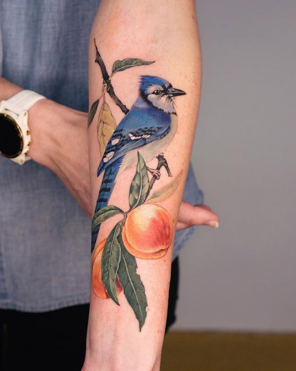60 Blue Jay Tattoo Designs: A Flight Into Inked Elegance