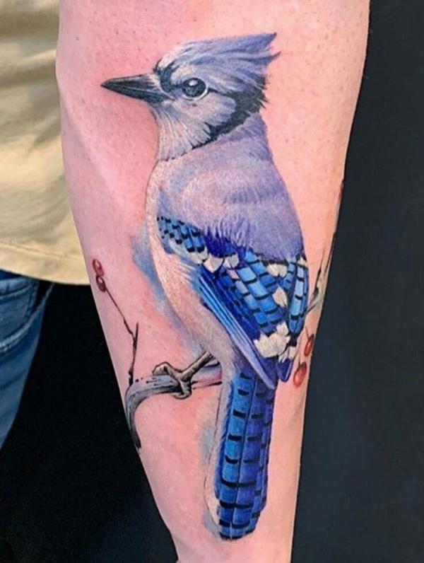 60 Blue Jay Tattoo Designs: A Flight Into Inked Elegance