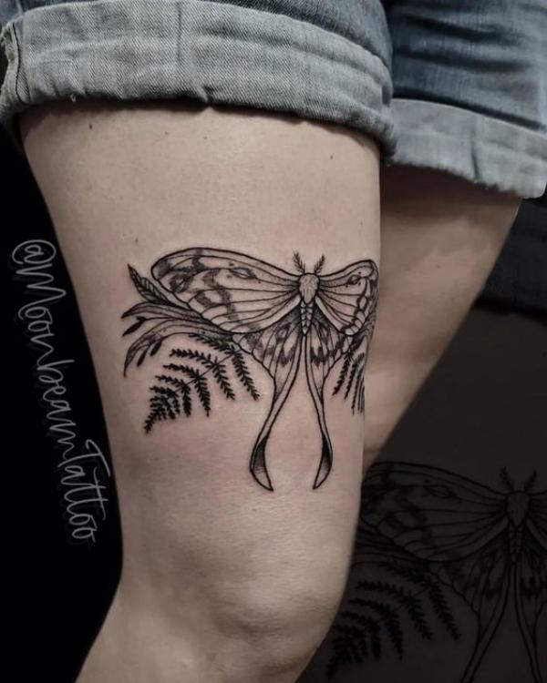 70 Above Knee Tattoo Designs for Your Inspiration