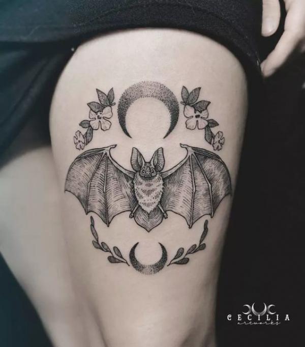 70 Above Knee Tattoo Designs for Your Inspiration