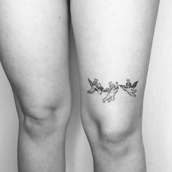 70 Above Knee Tattoo Designs for Your Inspiration