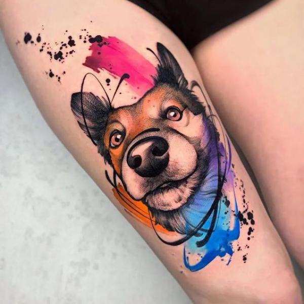 70 Above Knee Tattoo Designs for Your Inspiration