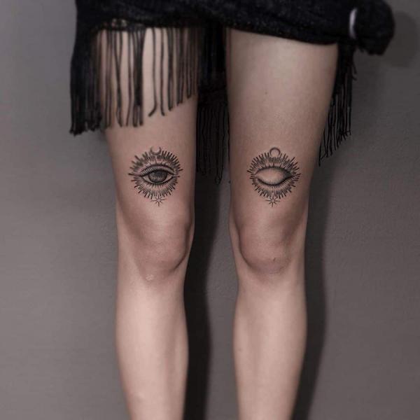 70 Above Knee Tattoo Designs for Your Inspiration