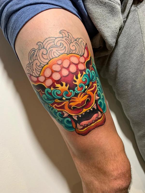 70 Above Knee Tattoo Designs for Your Inspiration