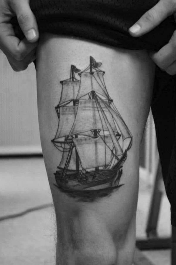 70 Above Knee Tattoo Designs for Your Inspiration