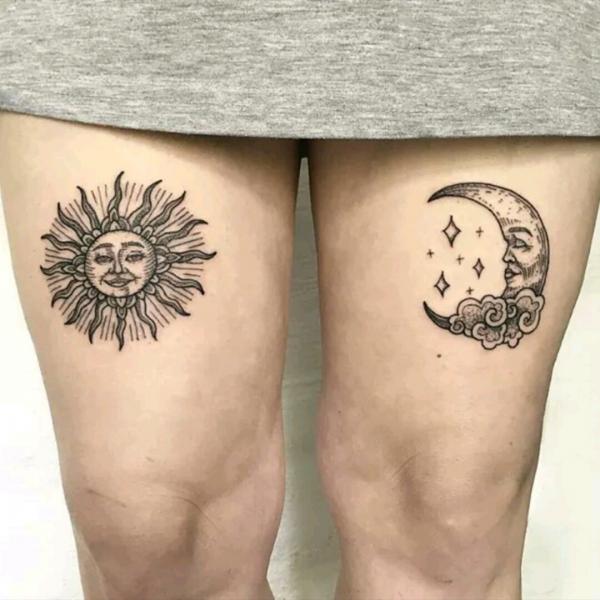 70 Above Knee Tattoo Designs for Your Inspiration