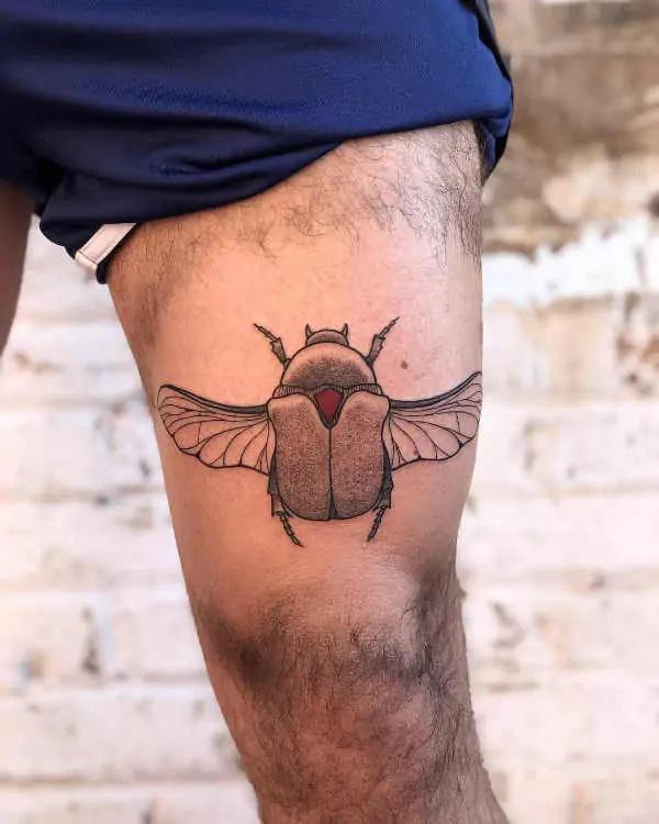 70 Above Knee Tattoo Designs for Your Inspiration