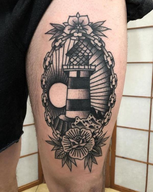 70 Above Knee Tattoo Designs for Your Inspiration