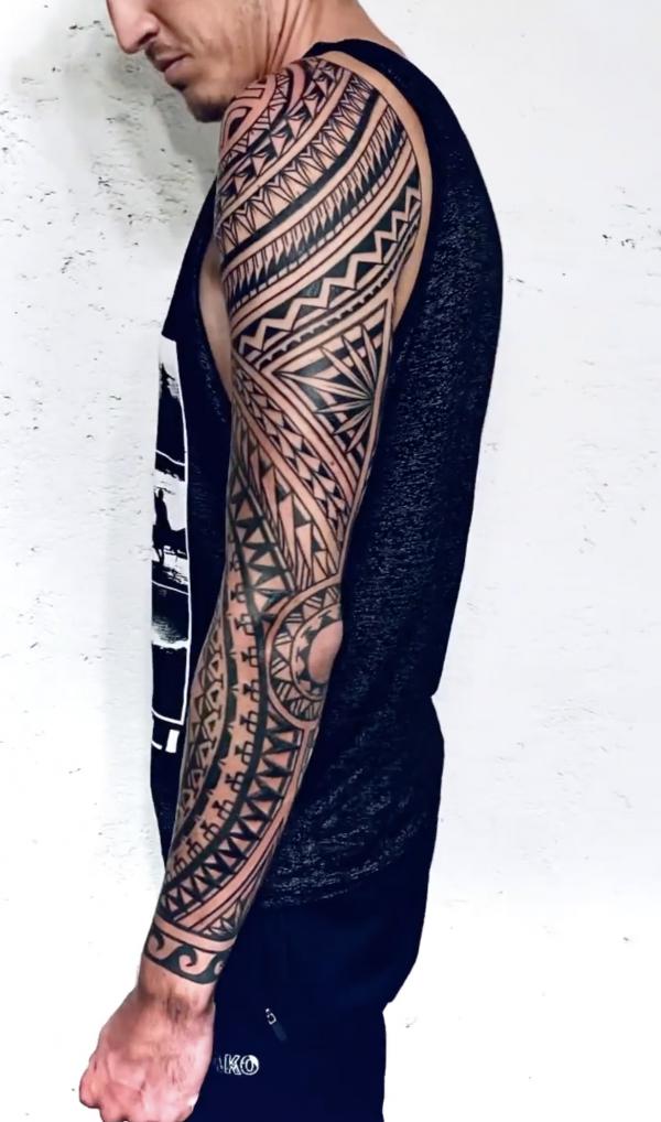 Tribal Tattoo Sleeve: Meaning of Symbols and Designs