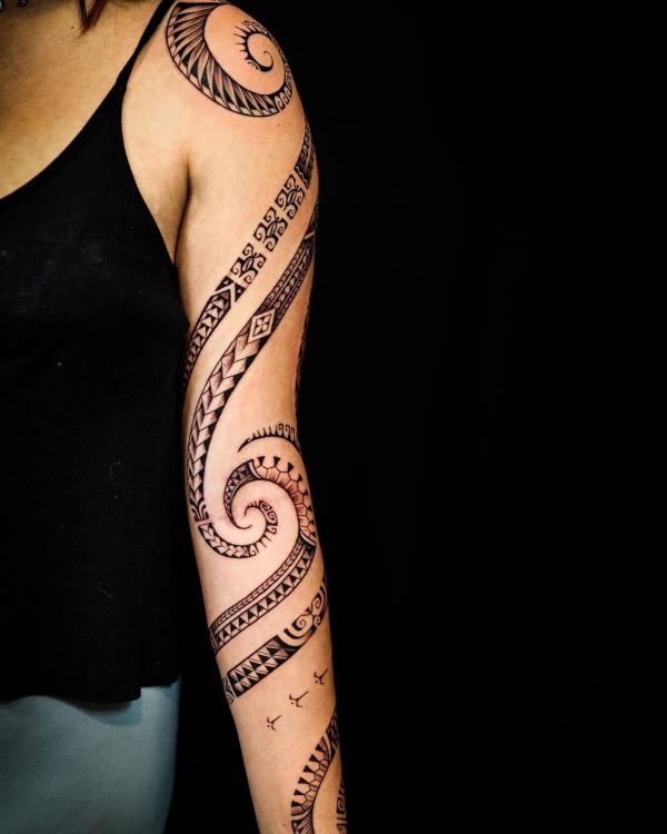 Tribal Tattoo Sleeve: Meaning of Symbols and Designs