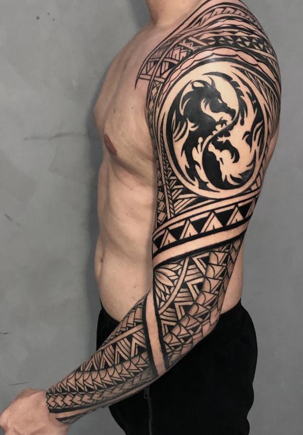 Tribal Tattoo Sleeve: Meaning of Symbols and Designs