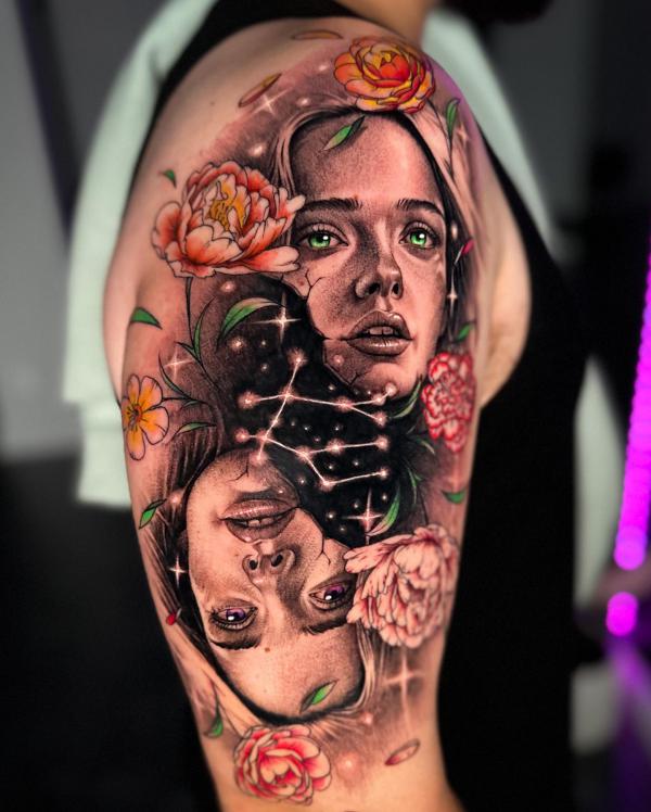 120 Gemini Tattoo Design Ideas for Your Twin Soul
