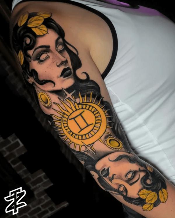 120 Gemini Tattoo Design Ideas for Your Twin Soul