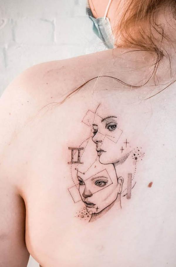 120 Gemini Tattoo Design Ideas for Your Twin Soul