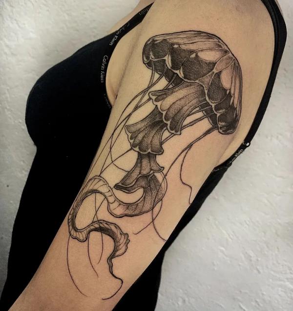 90 Artistic Upper Arm Tattoo Designs and Ideas