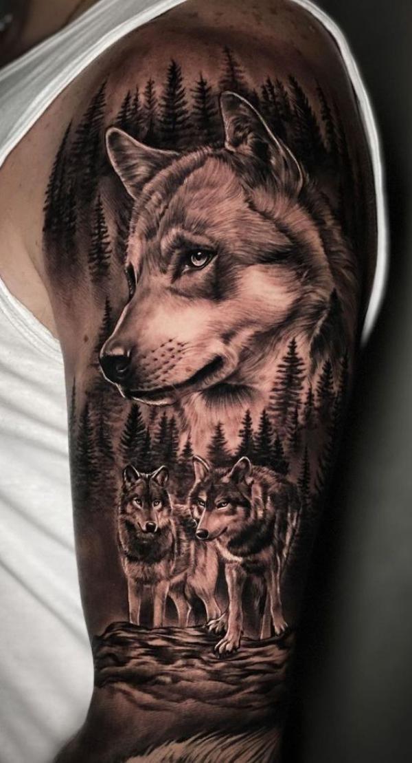 90 Artistic Upper Arm Tattoo Designs and Ideas