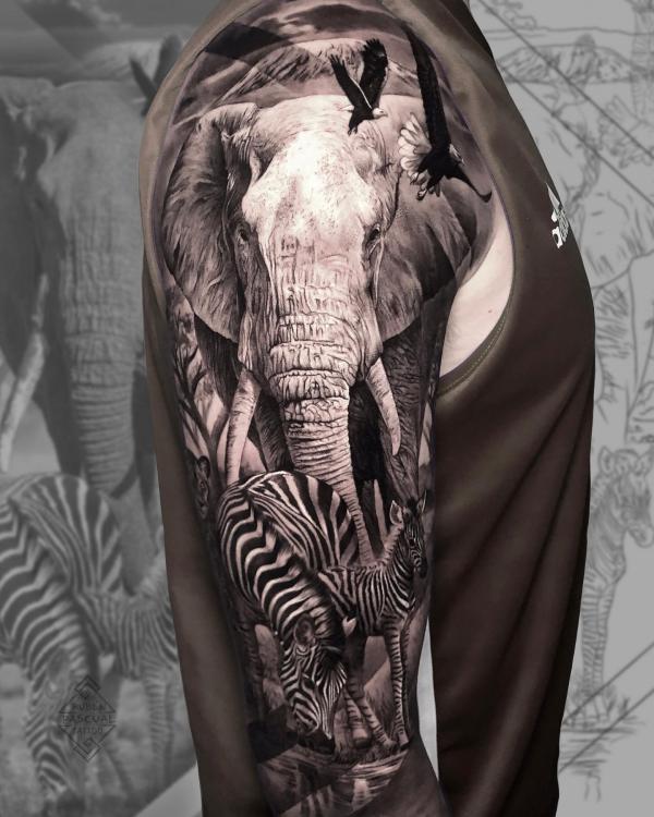 90 Artistic Upper Arm Tattoo Designs and Ideas