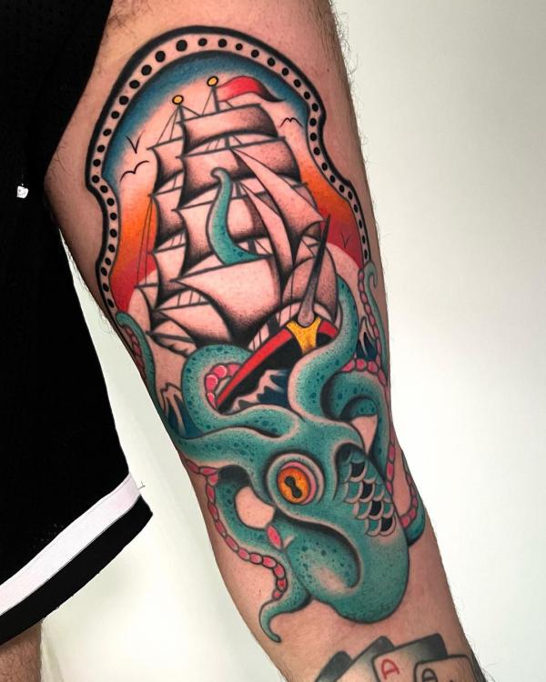 90 Artistic Upper Arm Tattoo Designs and Ideas