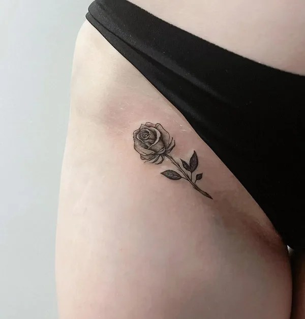 50 Bikini Line Tattoo Ideas with Meaning