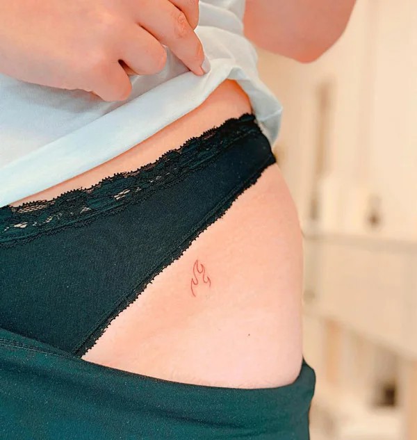 50 Bikini Line Tattoo Ideas with Meaning