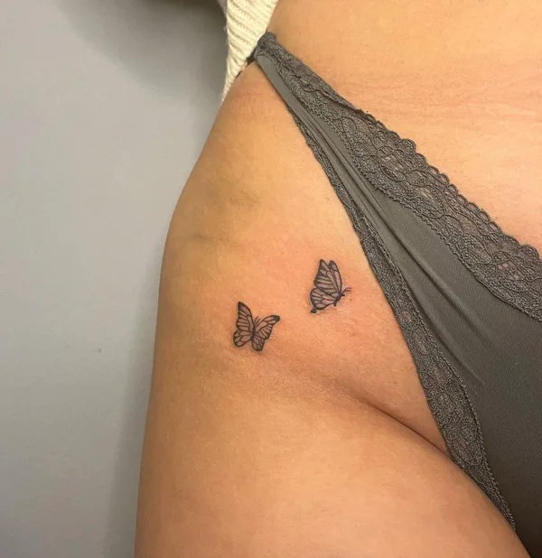 50 Bikini Line Tattoo Ideas with Meaning