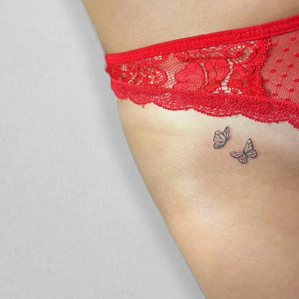 50 Bikini Line Tattoo Ideas with Meaning