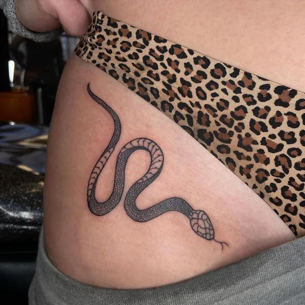 50 Bikini Line Tattoo Ideas with Meaning
