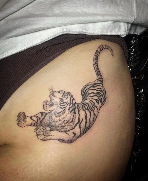 50 Bikini Line Tattoo Ideas with Meaning