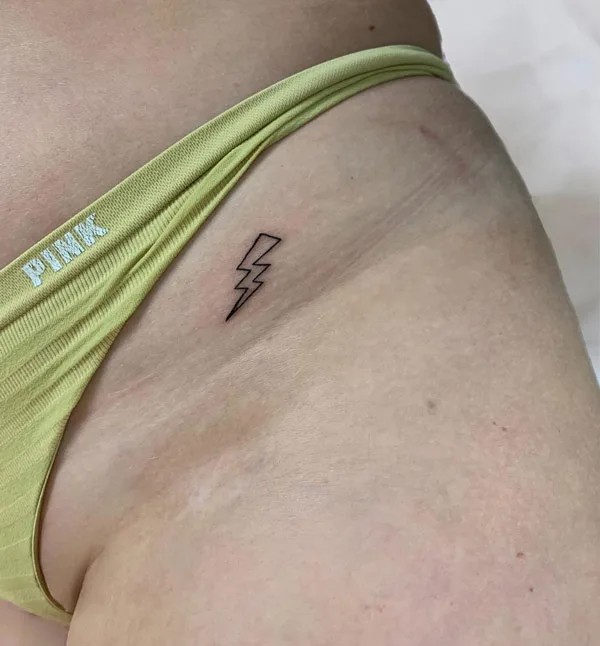 50 Bikini Line Tattoo Ideas with Meaning