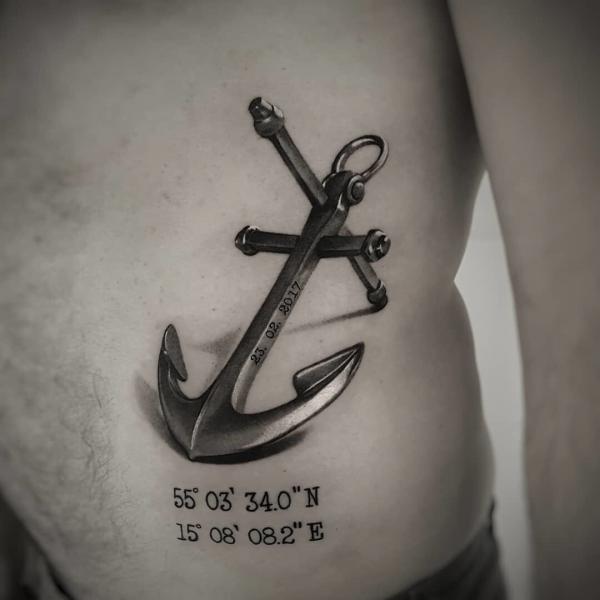 70 Coordinates Tattoo Ideas with Meaning