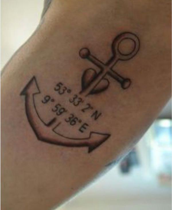 70 Coordinates Tattoo Ideas with Meaning