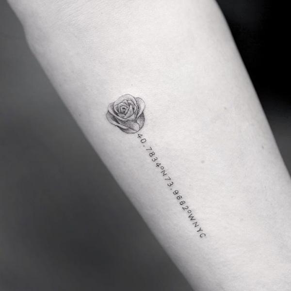 70 Coordinates Tattoo Ideas with Meaning