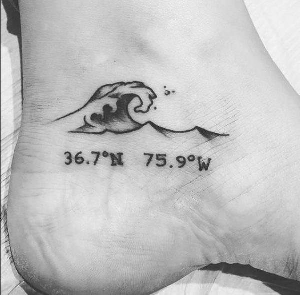70 Coordinates Tattoo Ideas with Meaning