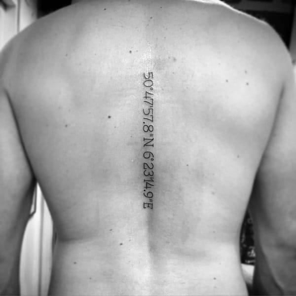 70 Coordinates Tattoo Ideas with Meaning