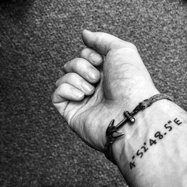 70 Coordinates Tattoo Ideas with Meaning