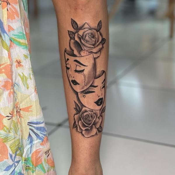 80 Laugh Now Cry Later Tattoo Designs with Meaning