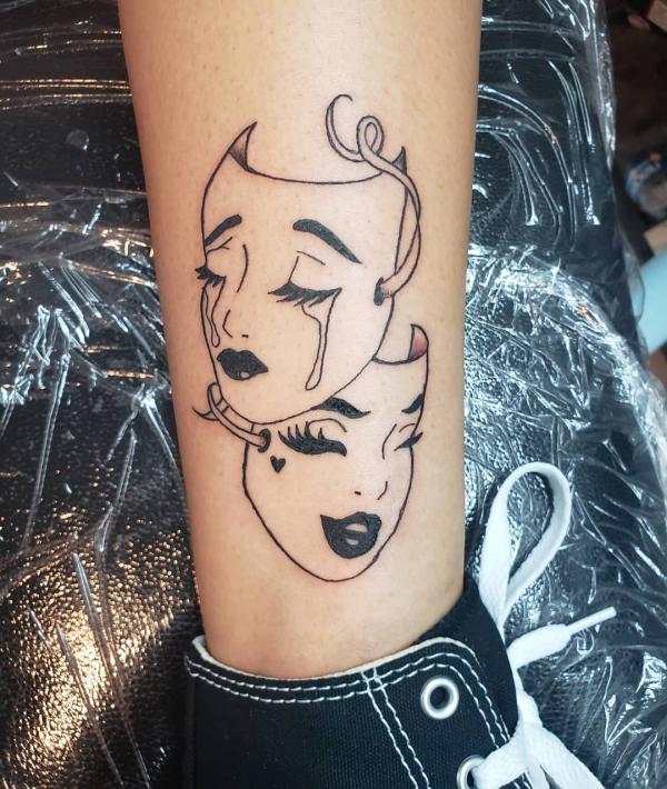 80 Laugh Now Cry Later Tattoo Designs with Meaning